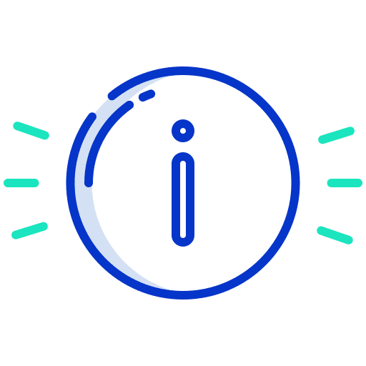 Info info help customer service icon