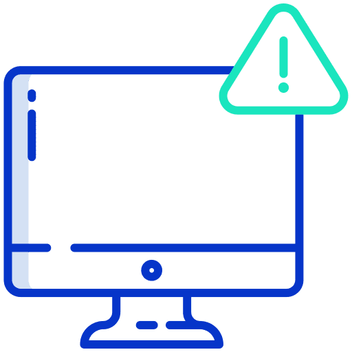 Monitor copmuter screen system icon