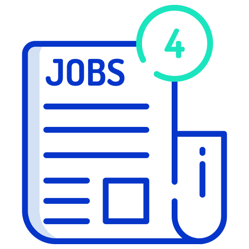 Notification job search professions and jobs job icon