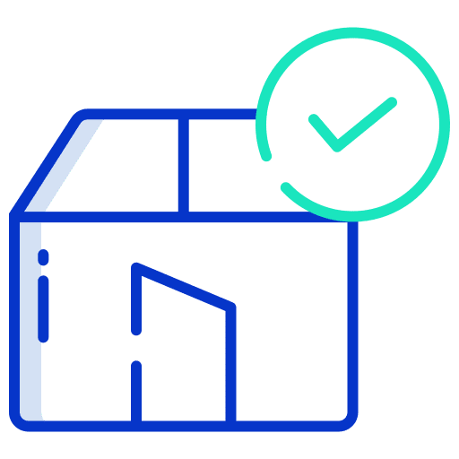 Box shipping and delivery parcel delivery icon