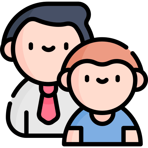 Father and son people man avatar icon