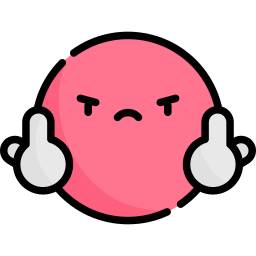 Middle finger feelings emotions emojis icon