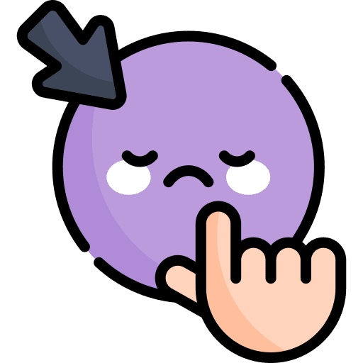 Cyber bullying abuse victim cry icon