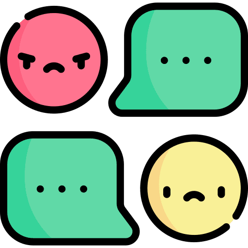 Cyber bullying communications insult online icon