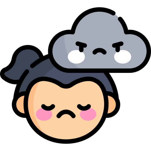 Depressed abuse girl cyber bullying icon