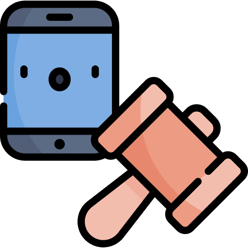 Cyber bullying abuse miscellaneous law icon