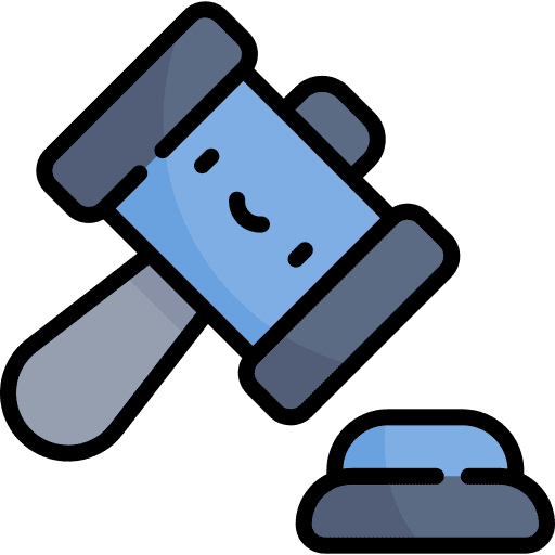 Hammer verdict auction hammer icon