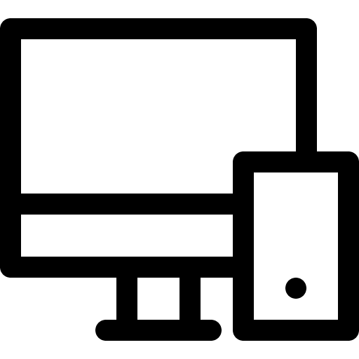 Adaptive computer website adaptive icon