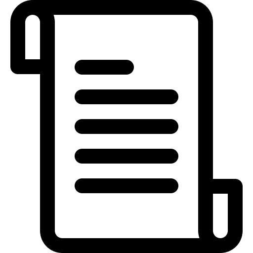 Copyright certificate document copyright icon