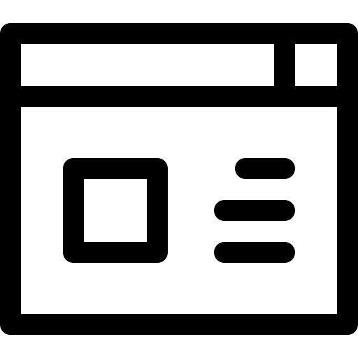 Landing page website web design landing page icon