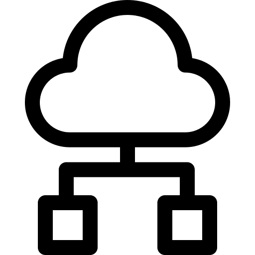 Cloud computing networking cloud computing cloud data icon