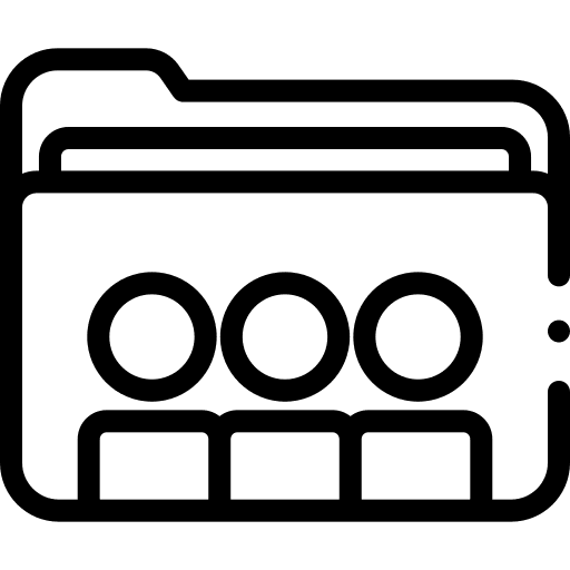 Folder user teamwork team icon