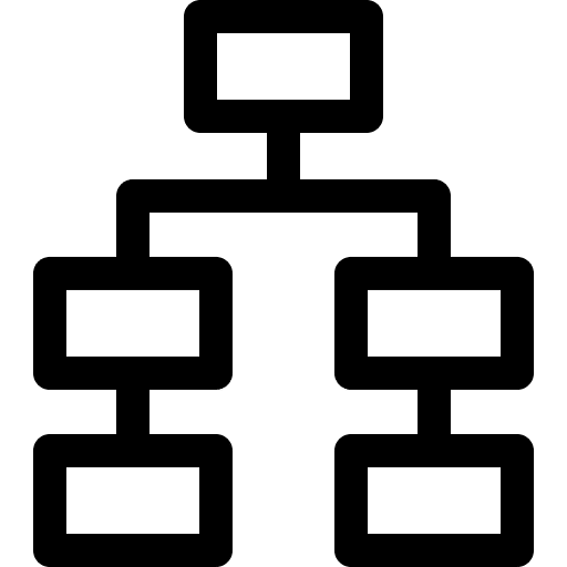 Site map connection hierarchy site map icon