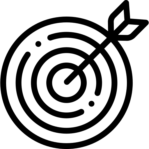 Target challenge objective dart icon