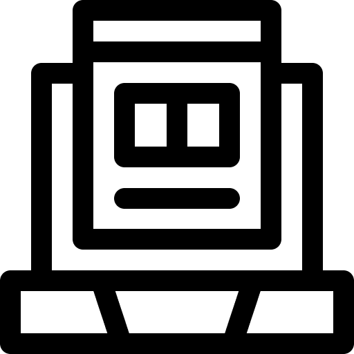 Web design seo and web computer browser icon