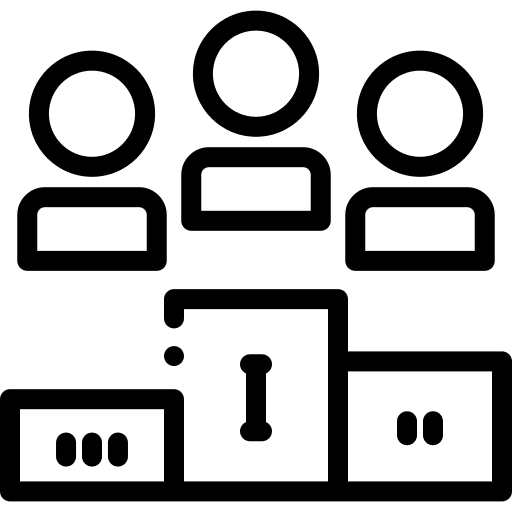 Podium leaderboard ranking rank icon
