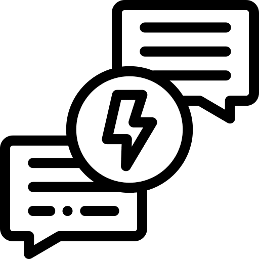 Chat dialogue conversation message icon