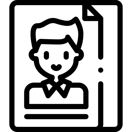 File files and folders resume curriculum vitae icon