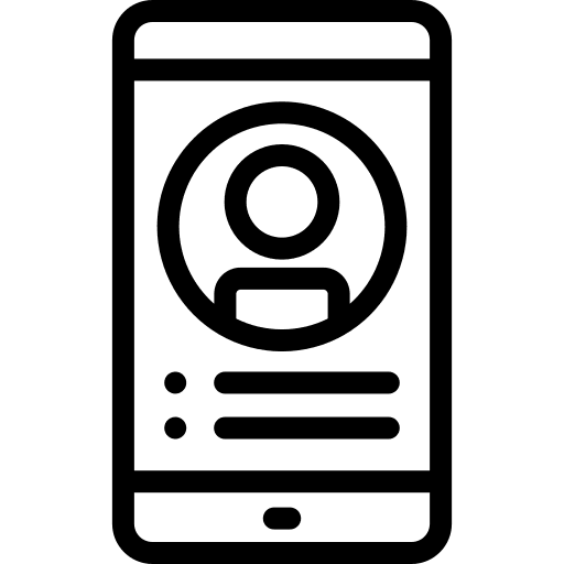 Phone call smartphone communications icon