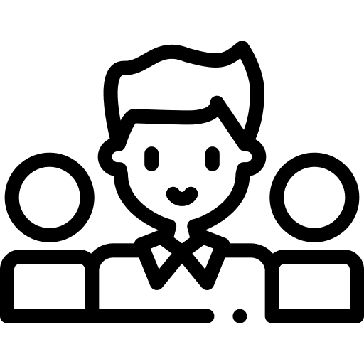 Team user who we are team icon