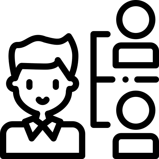 Teamwork teamwork network man icon