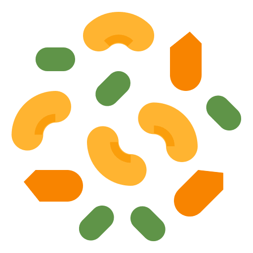 Beans plant healthy food vegetable icon