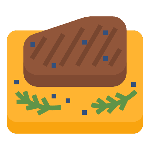 Meat meat beefsteak bistec icon