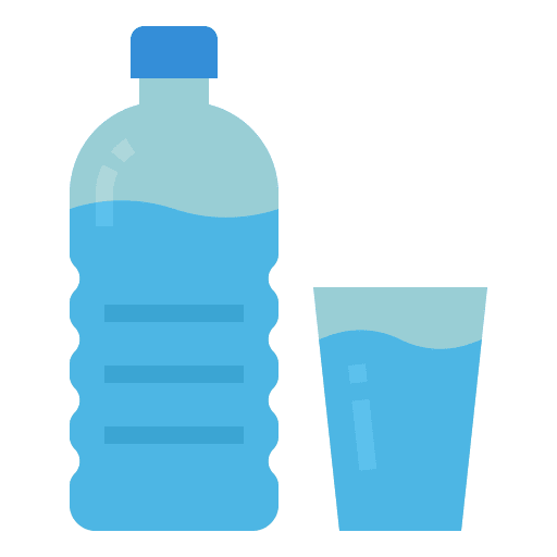 Water glass hydration healthy icon