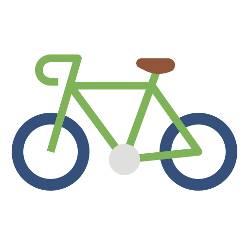 Bicycle sports and competition bicycle exercise icon