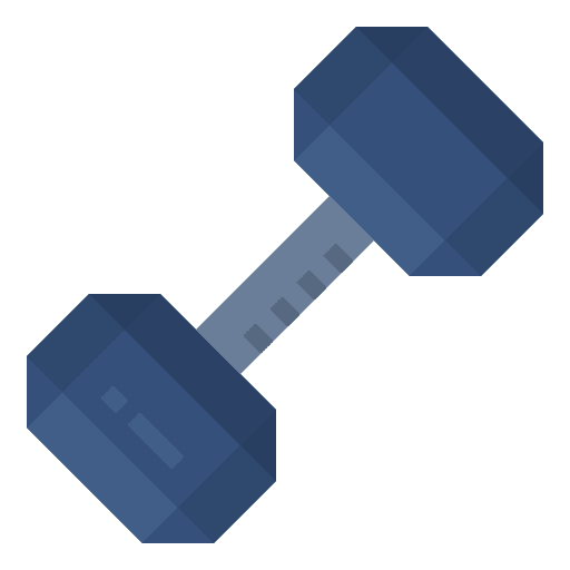 Dumbbell dumbbell sports and competition exercise icon