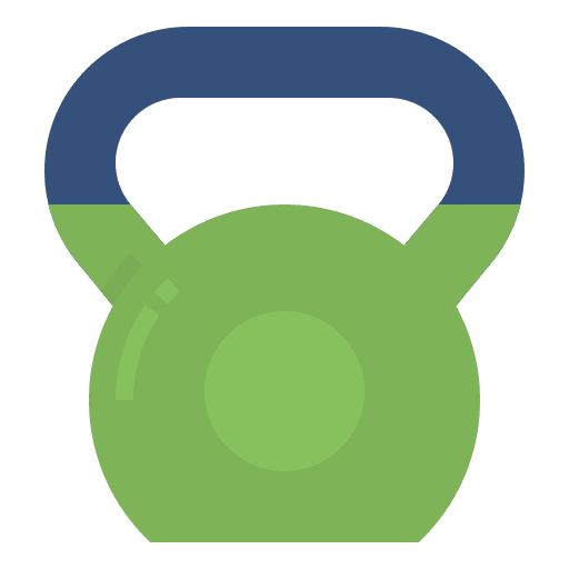 Kettlebell wellness kettlebell dumbbell icon