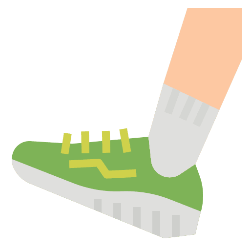 Running shoes sneaker wellness exercise icon