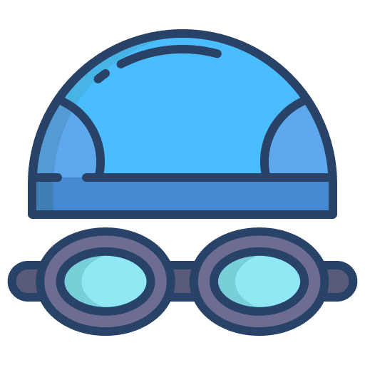 Swim competition activity summertime icon