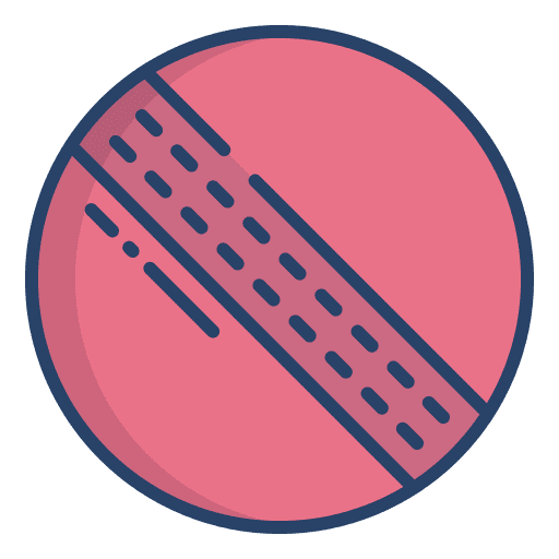 Cricket ball cricket sports and competition ball icon