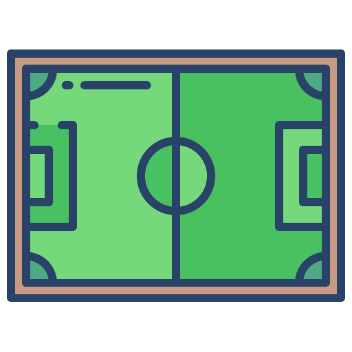 Soccer field grass match soccer field icon