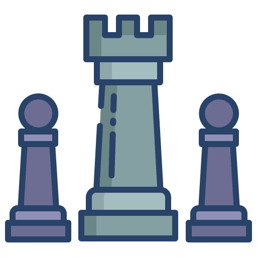 Chess hobbies and free time board game chess icon