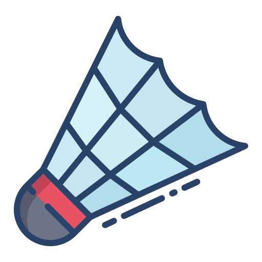 Shuttlecock birdie equipment ball icon