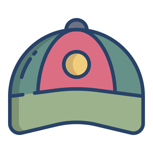 Baseball cap baseball fashion hat icon