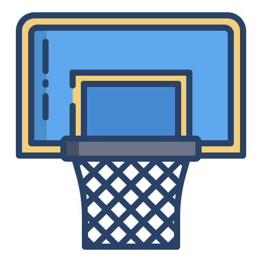 Basketball playing exercise basketball icon