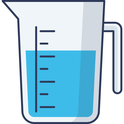 Measuring jug water food and restaurant jug icon