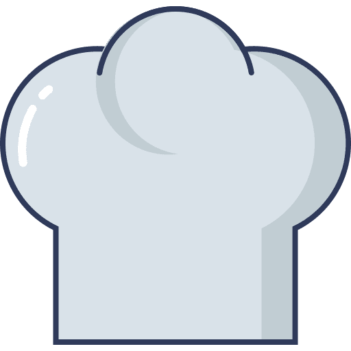 Chef hat hat chef hat cook hat icon