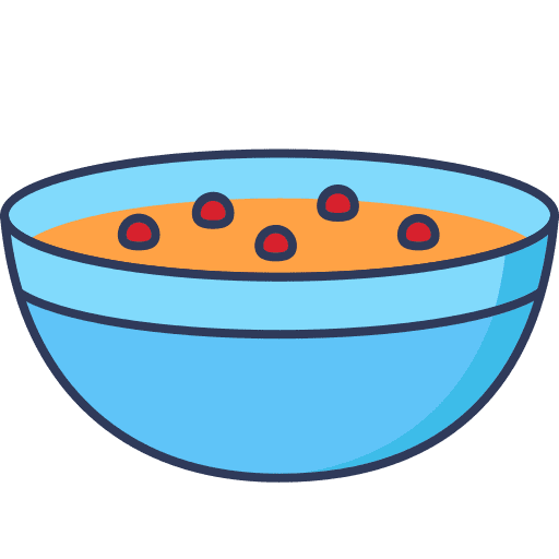Soup food and restaurant bowl soup icon