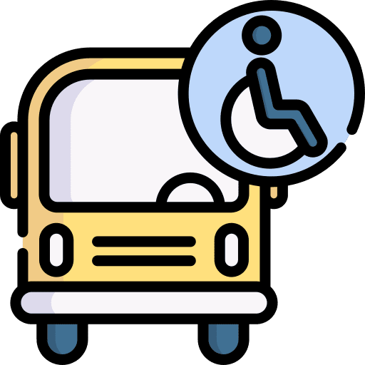 Accesibility bus accesibility transportation icon