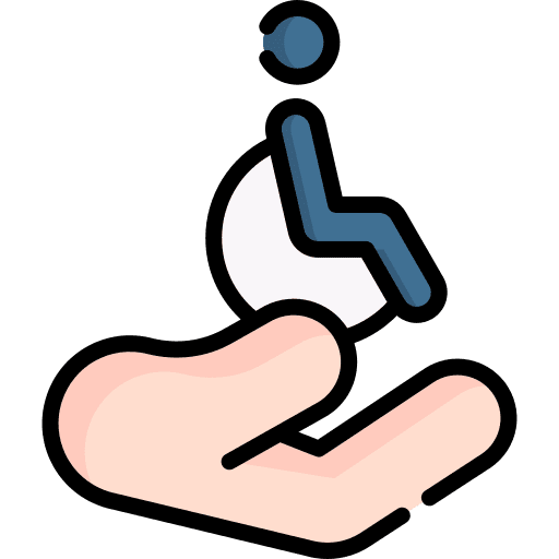 Aid wheelchair disabled accesibility icon