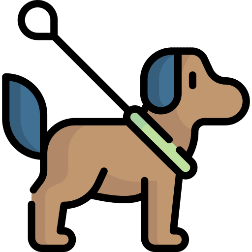 Guide dog dog guide dog guide icon