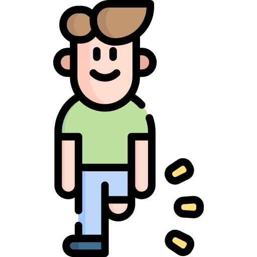 One legged disabled healthcare and medical man icon