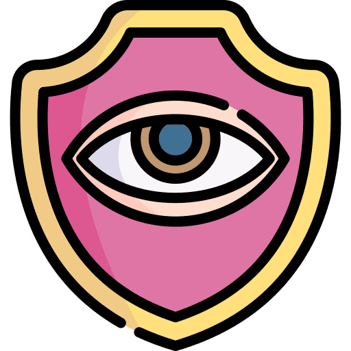 Protection privacy security shield icon