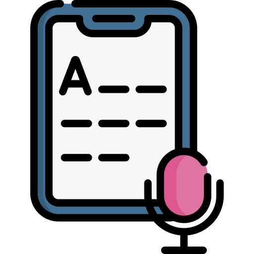 Writing text writer files and folders icon