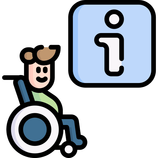 Disabled information disabled speech bubble icon