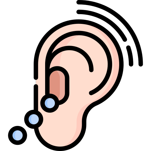 Hearing communications hearing sound icon